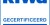 Blauw - wit KIWA ISO 27001 -logo