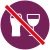 pictogram van een bierglas en een wijnglas met een rode verboden-streep erdoorheen